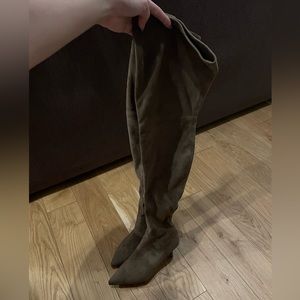Aldo Beilla over the Knee Boots in brown